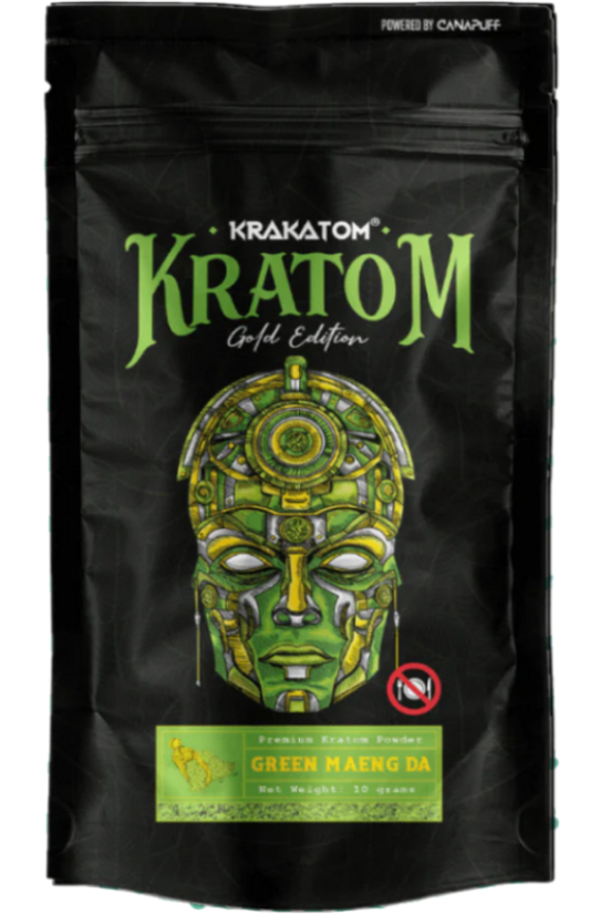 Canapuff Kratom Green Maeng Da "Krakatom" Gold Edition