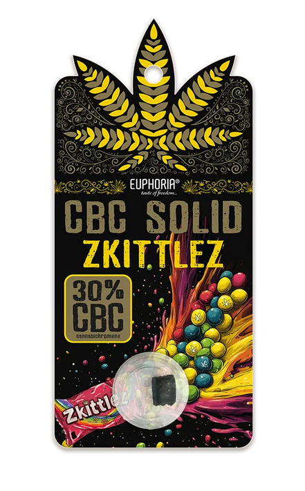 Euphoria CBC Solid Hash Zkittlez, CBC 30 %, 1 g