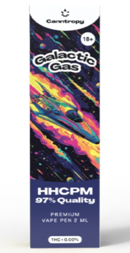 Canntropy HHCPM Vape Pen Galactic Gas, HHCPM 97%-os minőség, 2 ml