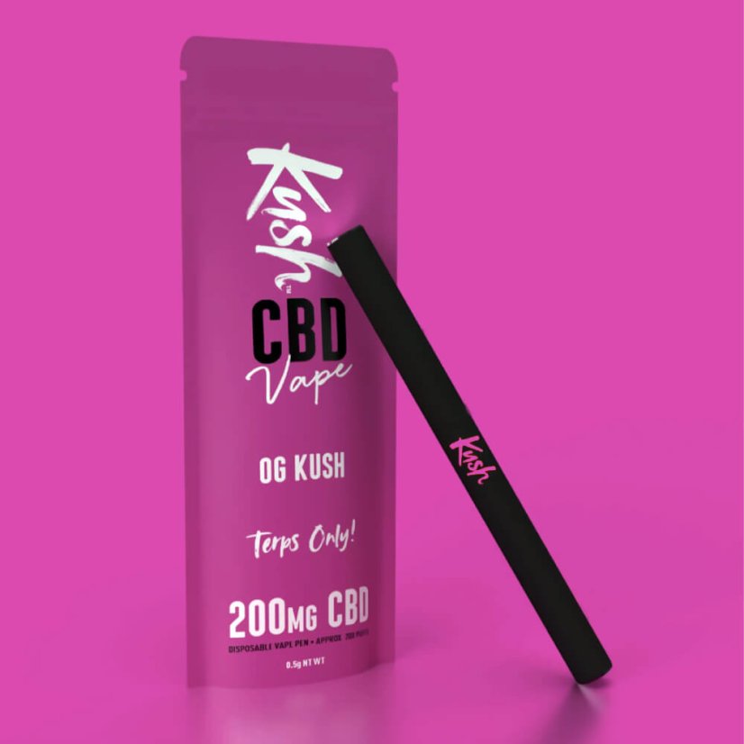 Kush Vape CBD párologtató toll, OG Kush, 200 mg CBD