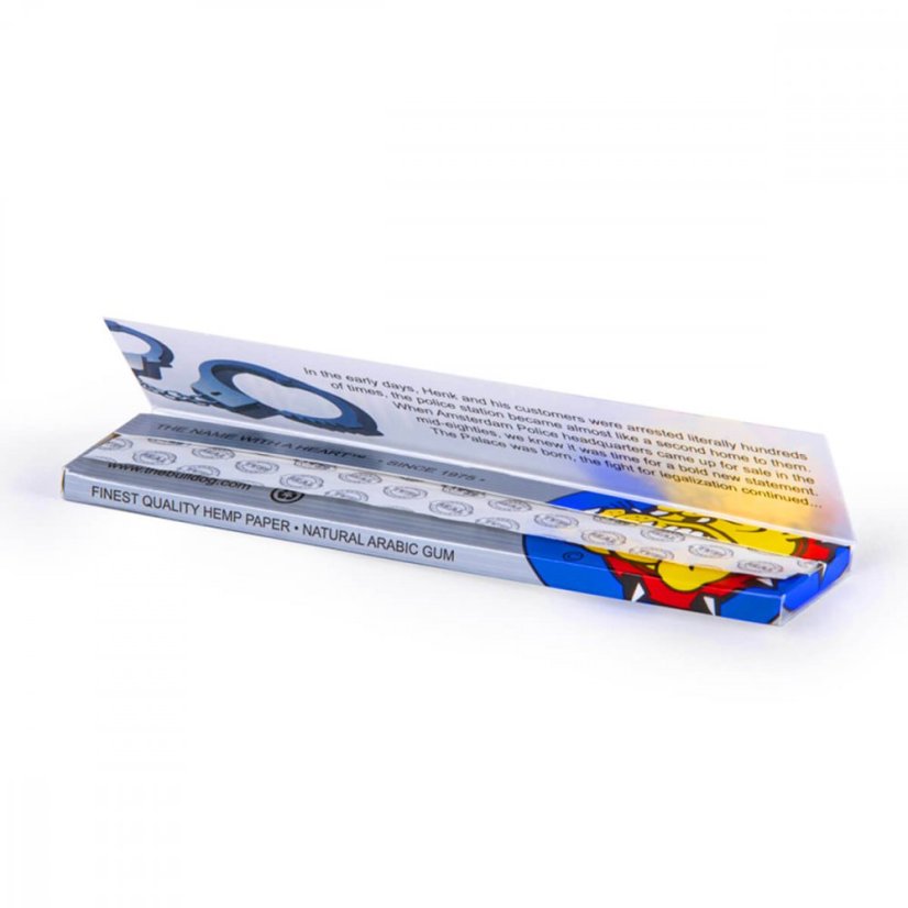 The Bulldog Eredeti Silver King Size Slim Rolling Papers