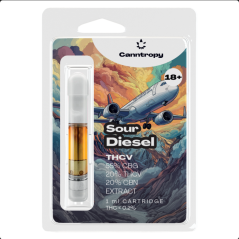 Canntropy THCV kazetta Savanyú Diesel - 20 % THCV, 60 % CBG, 20 % CBN, 1 ml