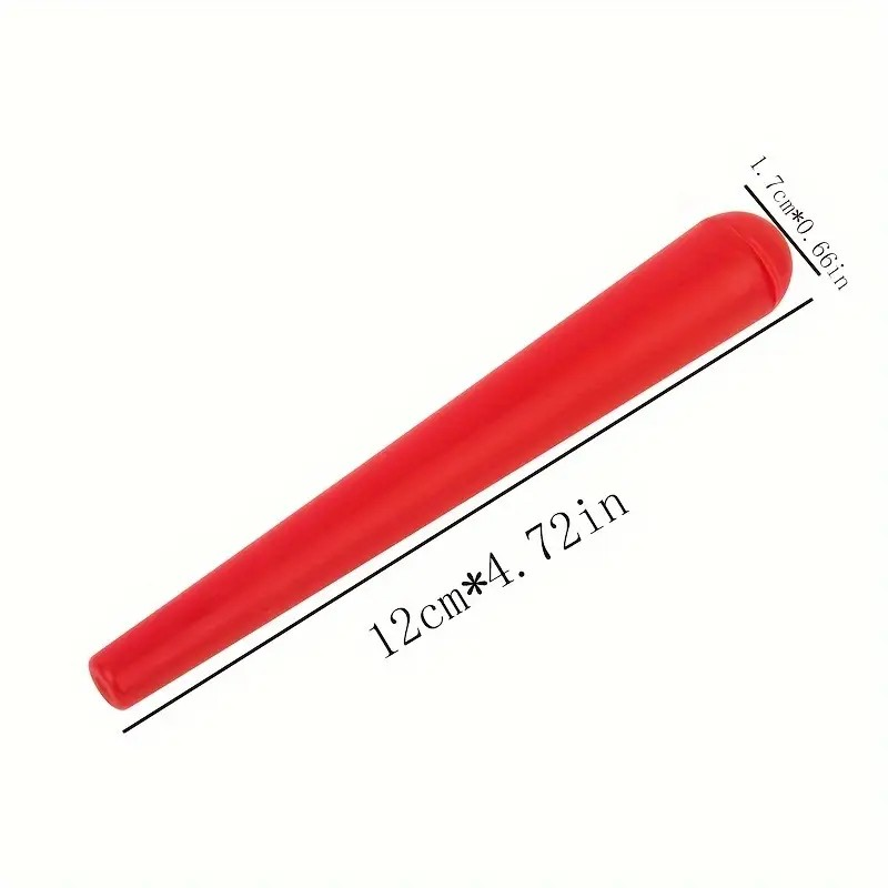 BROS Cone Tube  - műanyag előre göngyölített joint tartók fedővel, 120 mm hossz