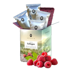 Hemnia Kollagén ital Málna, 6000 mg kollagén 1 tasakban, 30 tasak