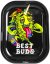 Best Buds LSD kis fém gördülő tálca mágneses darálókártyával