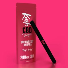 Kush Vape CBD párologtató toll, eper banán, 200 mg CBD