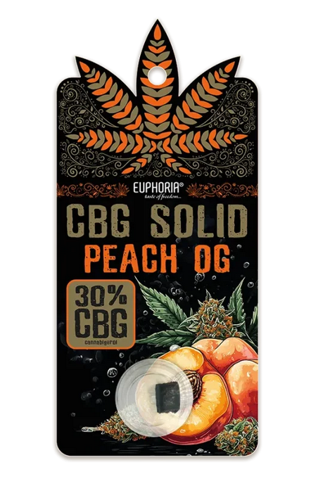Euphoria CBG Solid Hash Peach OG, CBG 30 %, 1 g