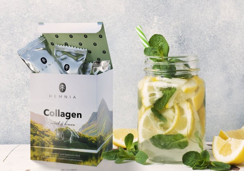Hemnia Kollagén ital, 3000 mg kollagén 1 tasakban, 30 tasak
