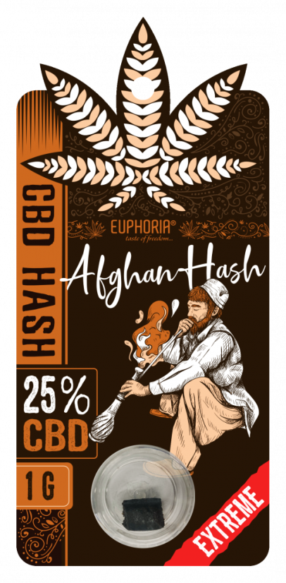 Euphoria CBD Hash Afghan 25% CBD 1 g