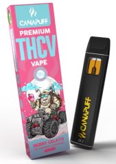 CanaPuff Berry Gelato 79 % THCv - Stilou de vape de unică folosință, 1 ml