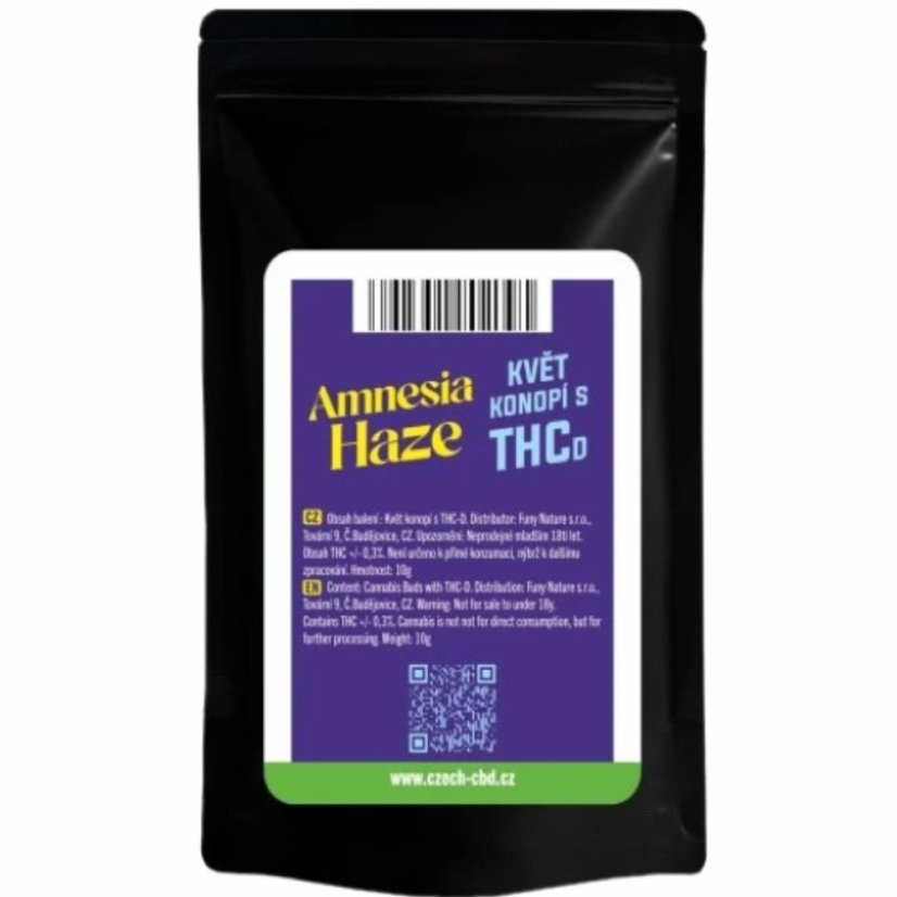 Czech CBD THC-D Amnesia kannabiszvirág - Mennyiség: 5 gramm