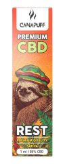 CanaPuff CBD eldobható Vape Pen REST, CBD 95%, 1ml