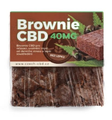 Czech CBD Brownie CBD 40mg gluténmentes