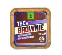 Czech CBD THCv Brownie 100mg - gluténmentes