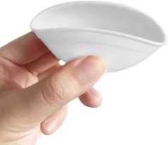 Best Buds Szilikon keverőtál 7 cm, fehér, fekete logóval