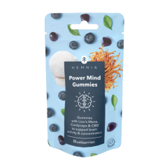 Hemnia Power mind gumicukor, 100 - 300 mg CBD, 10 - 30 db x 2,2 g
