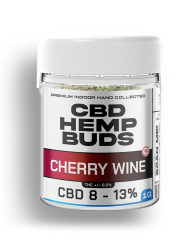 Czech CBD Cherry Wine kender virág CBD-vel