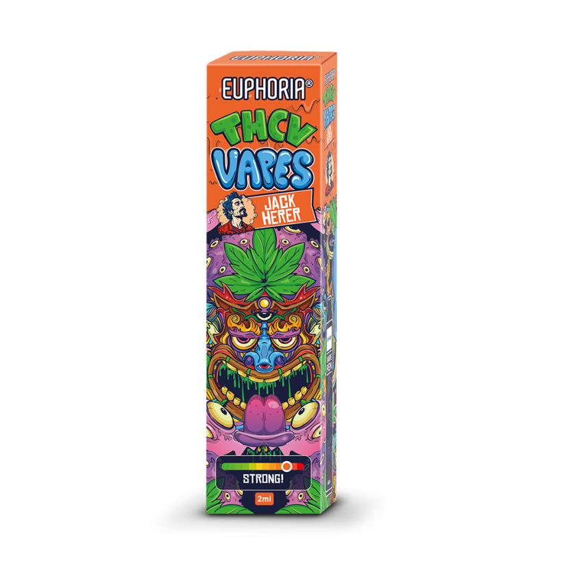 Euphoria THCV eldobható Vape Pen Jack Herer, 98% THCV, 2 ml