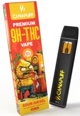 CanaPuff  Vape Sour Diesel , 9H-THC 95%, 1 ml