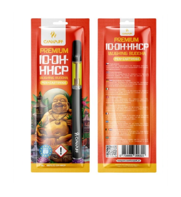CanaPuff 10-OH-HHCP toll + Laughing Buddha patron, 10-OH-HHCP 95%, 1 ml