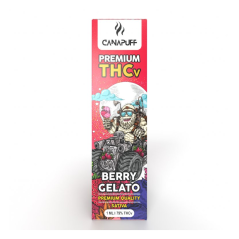 CanaPuff Berry Gelato 79 % THCv - Egyszer használatos vape pen, 1 ml