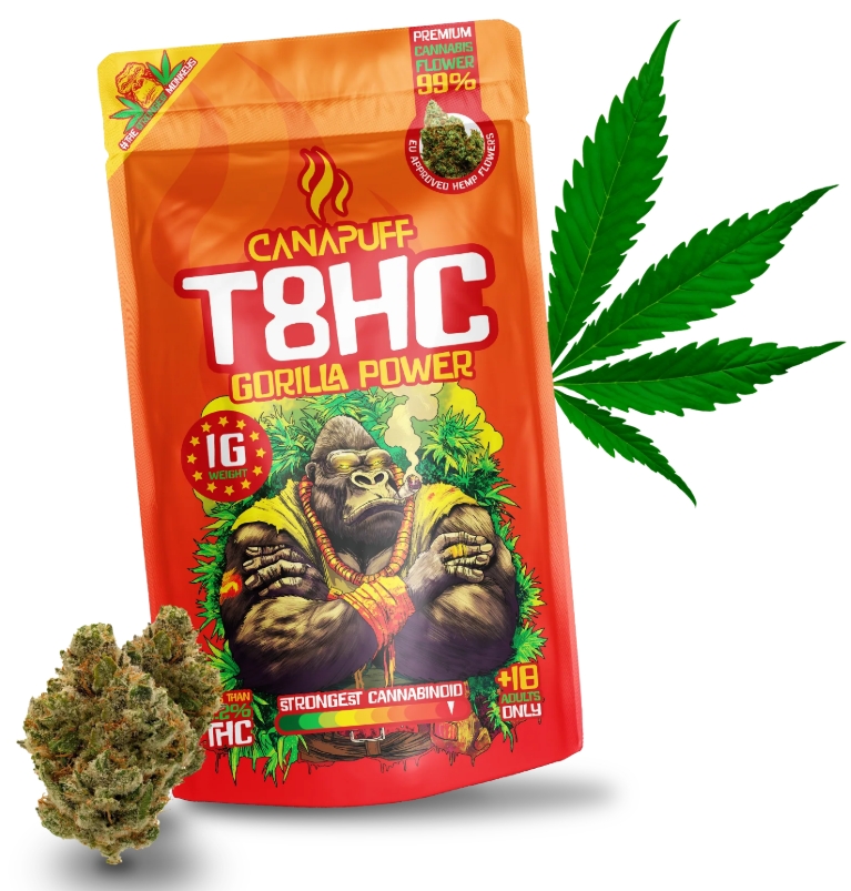 Canapuff - Gorilla Power 99% T8HC Flowers - Mennyiség: 1 gramm