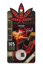 Euphoria CBD Solid Hash Kashmir Kush, CBD 50 % 1 g