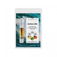 Hemnia Active Life - Patron, 50% CBG, 20% THCV, 25% CBD, gyömbér, gingko biloba, guarana, 1 ml