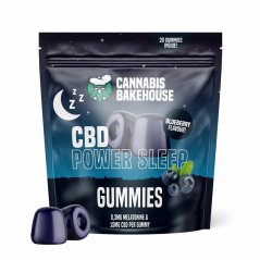 Cannabis Bakehouse CBD Power Sleep Gumicukor 300 mg, 20 db x 15 mg CBD