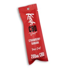 Kush Vape CBD párologtató toll, eper banán, 200 mg CBD