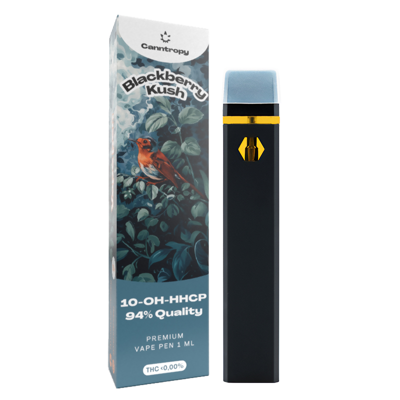 Canntropy 10-OH-HHCP Vape Pen Blackberry Kush, 10-OH-HHCP 94%-os minőség, 1 ml