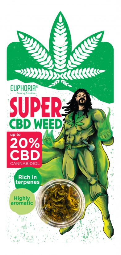 Euphoria CBD Kvety Super Weed 0,7 g