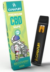 CanaPuff CBD Jednorazové Vape Pen RECOVERY, CBD 95 %, 1ml