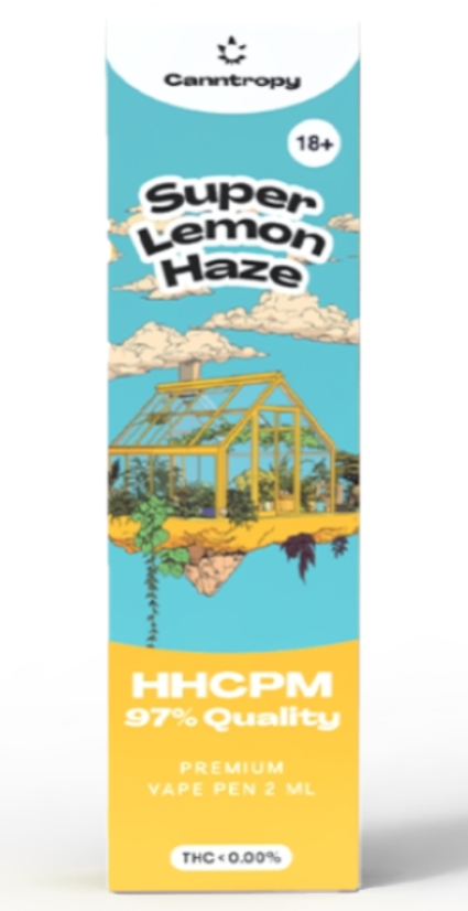 Canntropy HHCPM Vape Pen Super Lemon Haze, HHCPM 97%-os minőség, 2 ml