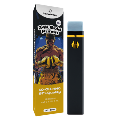 Canntropy 10-OH-HHC Vape Pen 24K Gold Punch, 10-OH-HHC 97%-os minőség, 2ml