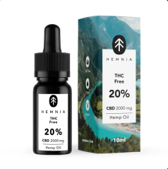Hemnia Ulei CBD 20% fără THC, 2000 mg, 10 ml