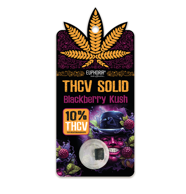 Euphoria THCV Solid Blackberry Kush 1 g, THCV 10%