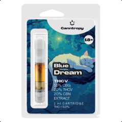 Canntropy THCV kazetta Kék álom - 20 % THCV, 60 % CBG, 20 % CBN, 1 ml