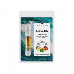 Hemnia Active Life - Patron, 50% CBG, 20% THCV, 25% CBD, gyömbér, gingko biloba, guarana, 1 ml