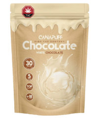 CanaPuff THC+ Chocolate - White