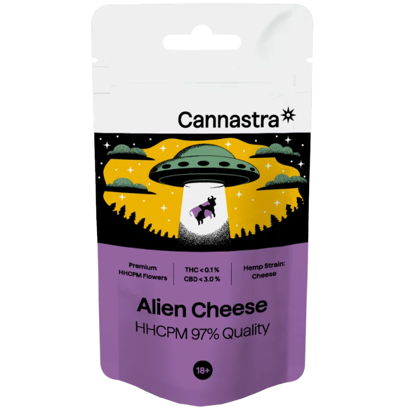 Cannastra HHCPM Flower Alien Cheese 97%-os minőség - Mennyiség: 3 gramm